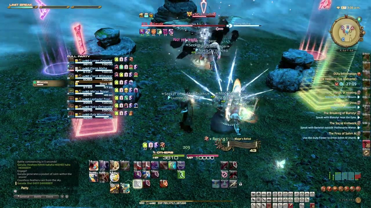 The Howling Eye (Extreme)  [Min Ilvl / No Echo] (Bard POV)