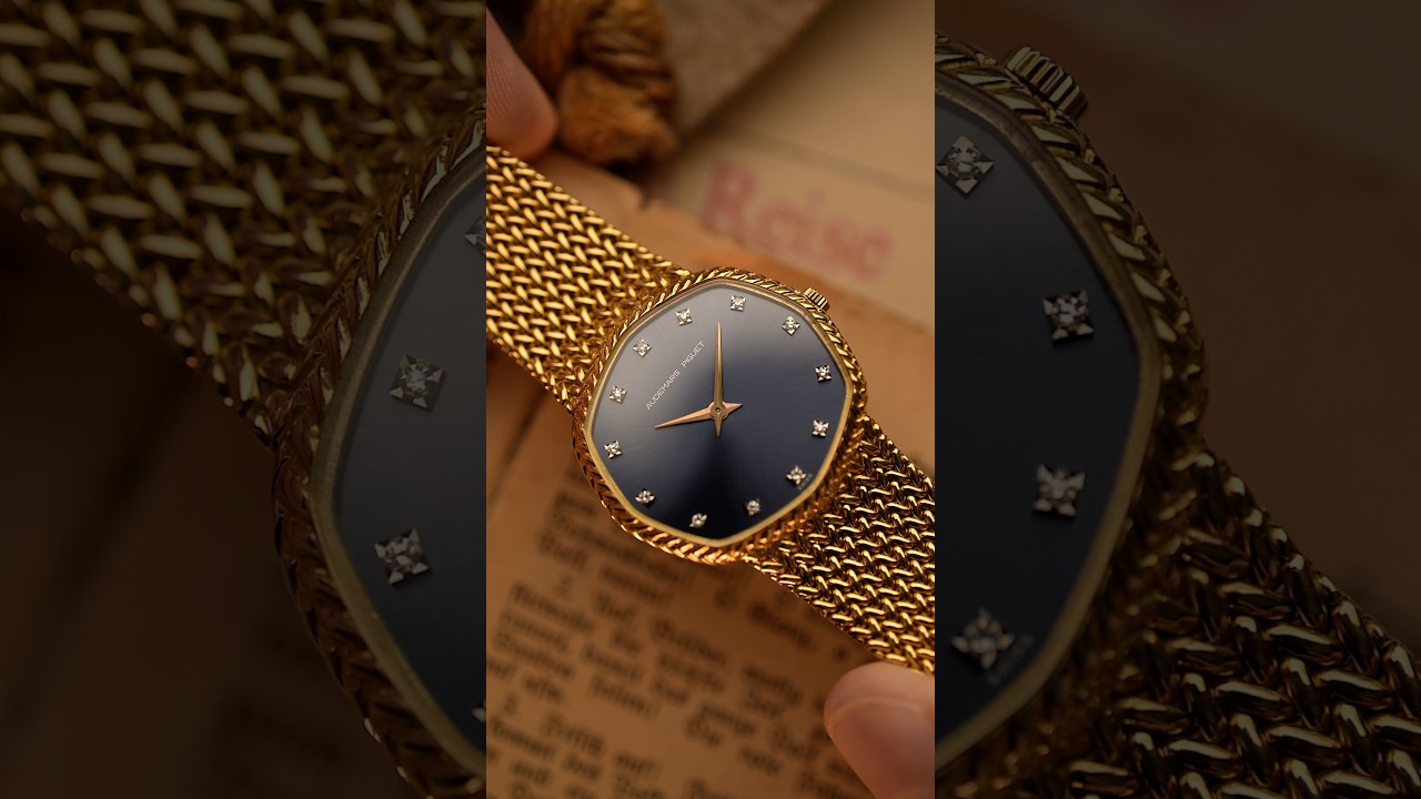 1970s Audemars Piguet Octagon in 18k yellow gold 😮&zwj;💨 #audemarspiguet