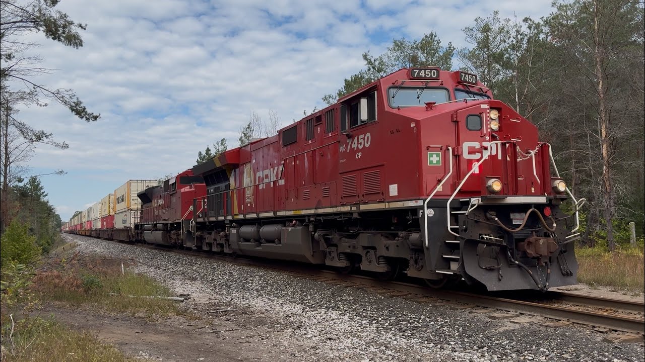 Two Trains on the CPKC Mactier Subdivision!