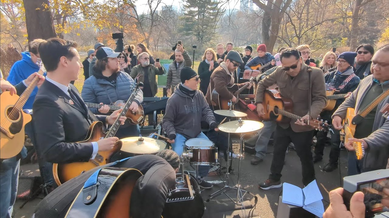 Revolution- John Lennon's 43rd Memorial at Strawberry Fields, NYC. 12/08/23