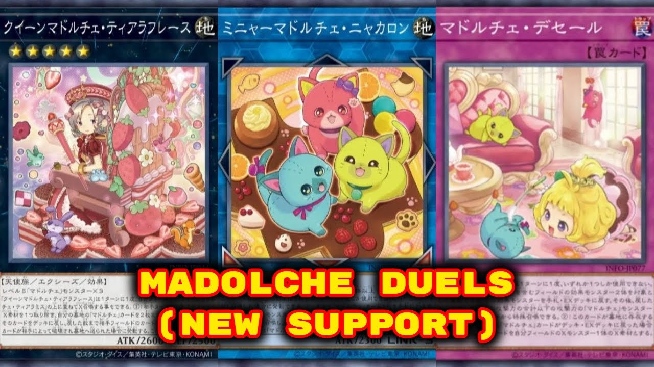 922 - Yugioh - Madolche Duels (New Support) (Deck Download in Description)
