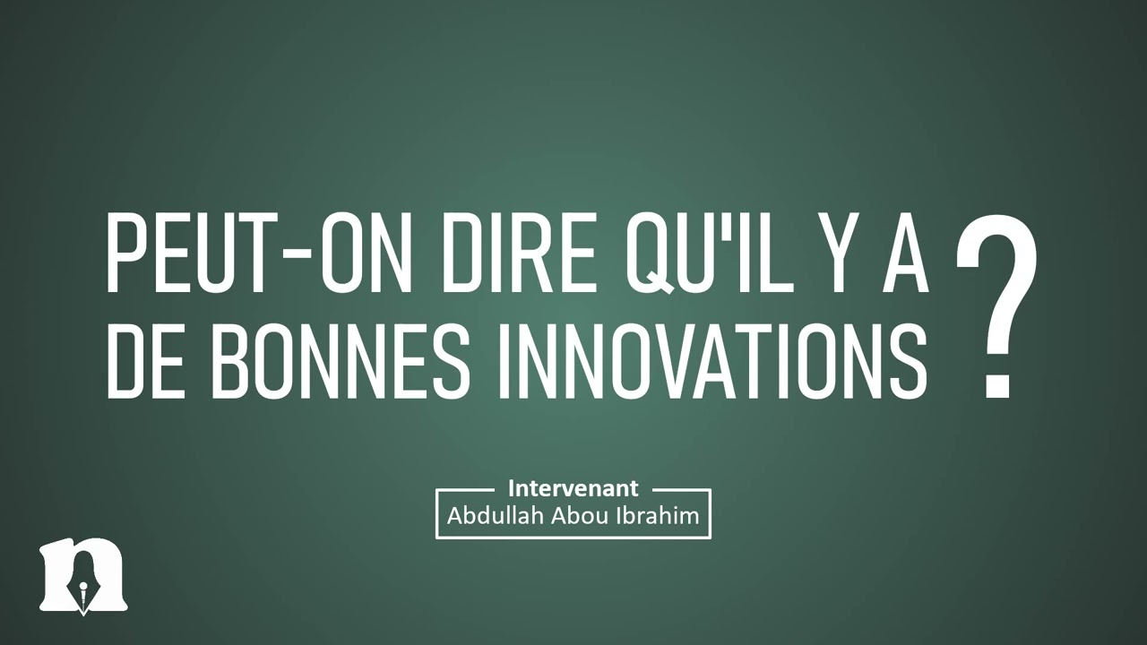Peut-on dire qu'il y a de bonnes innovations ?