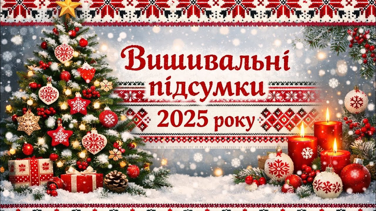 Вишивальні підсумки 2025 року