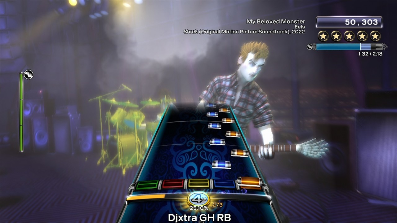 My Beloved Monster - Eels Guitar FC (RB3 Custom) HD Gameplay (Xbox 360)