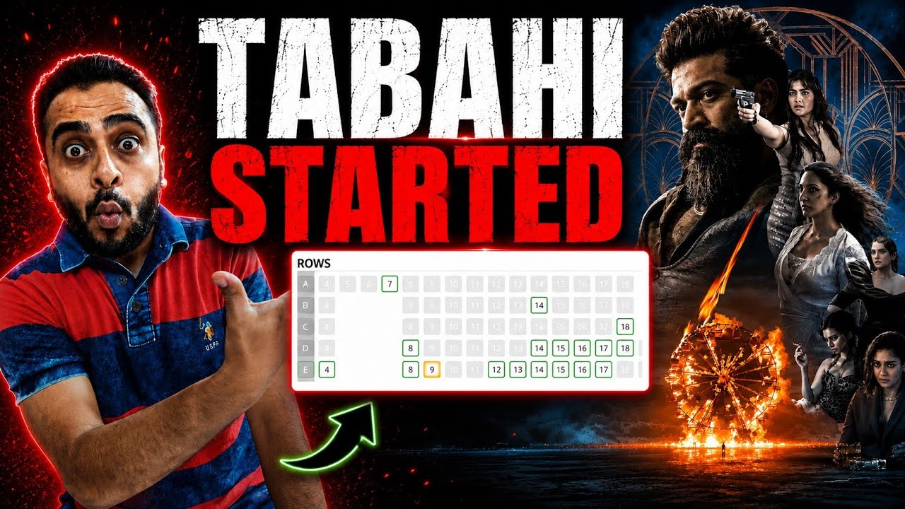 Tabahi Started - Toxic India Advance Booking Report | Yash |