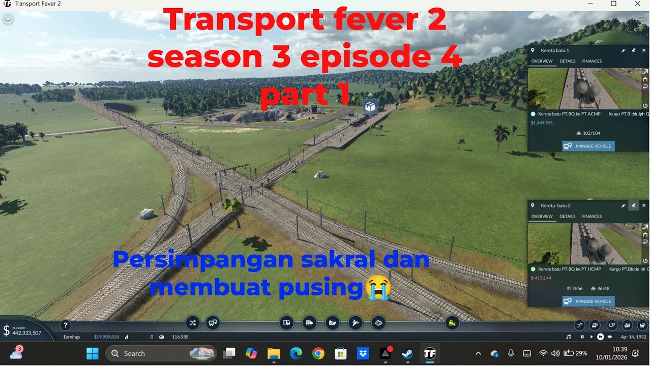 Petualangan Baruku di Transport Fever 2 Musim 3 Episode 4 Bagian 1