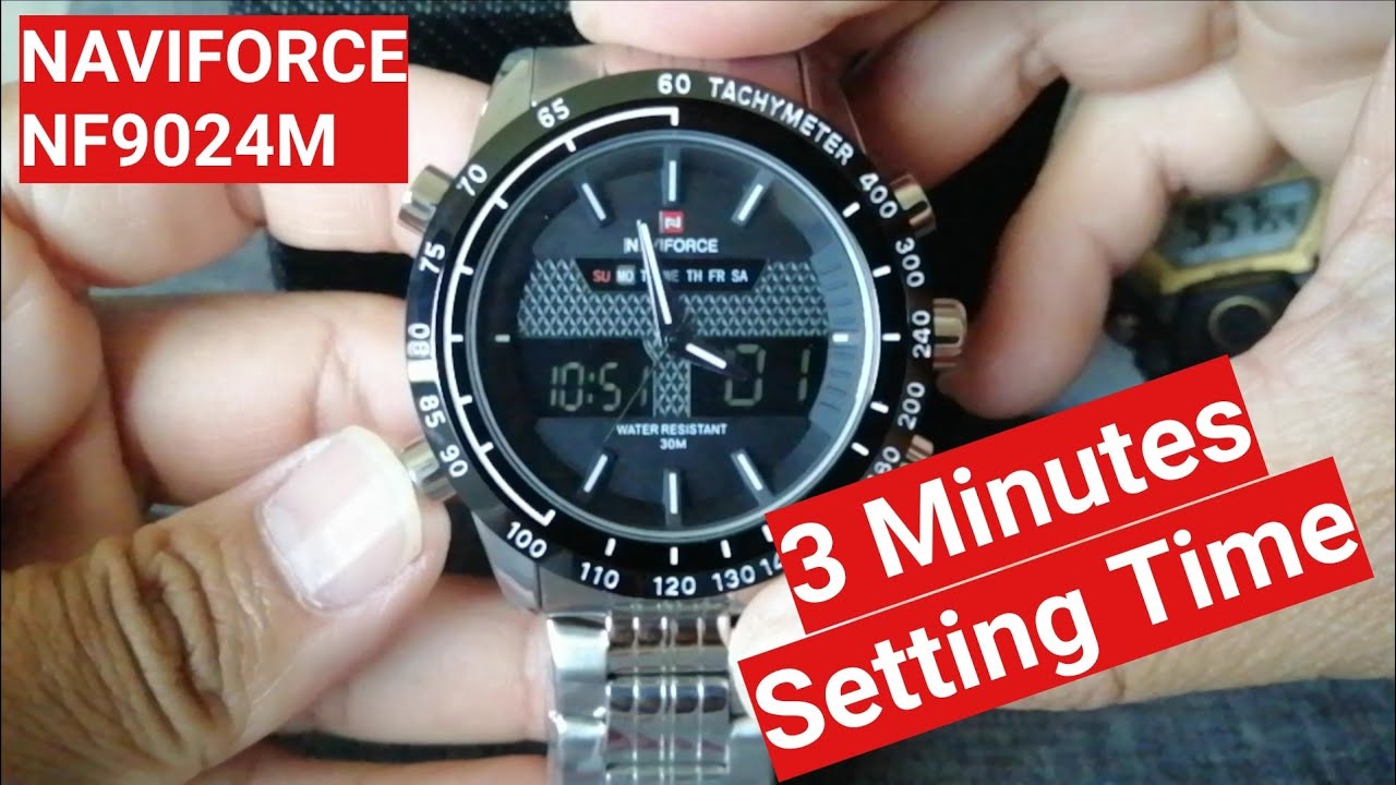 NAVIFORCE NF9024M - How to Setting in 3 Minutes - วิธีตั้งเวลา / What Can I Try after 40