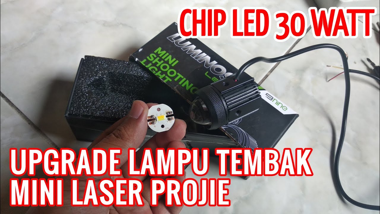 Cara Upgrade Mini Led Laser Jadi Lebih Terang @mbaleloae