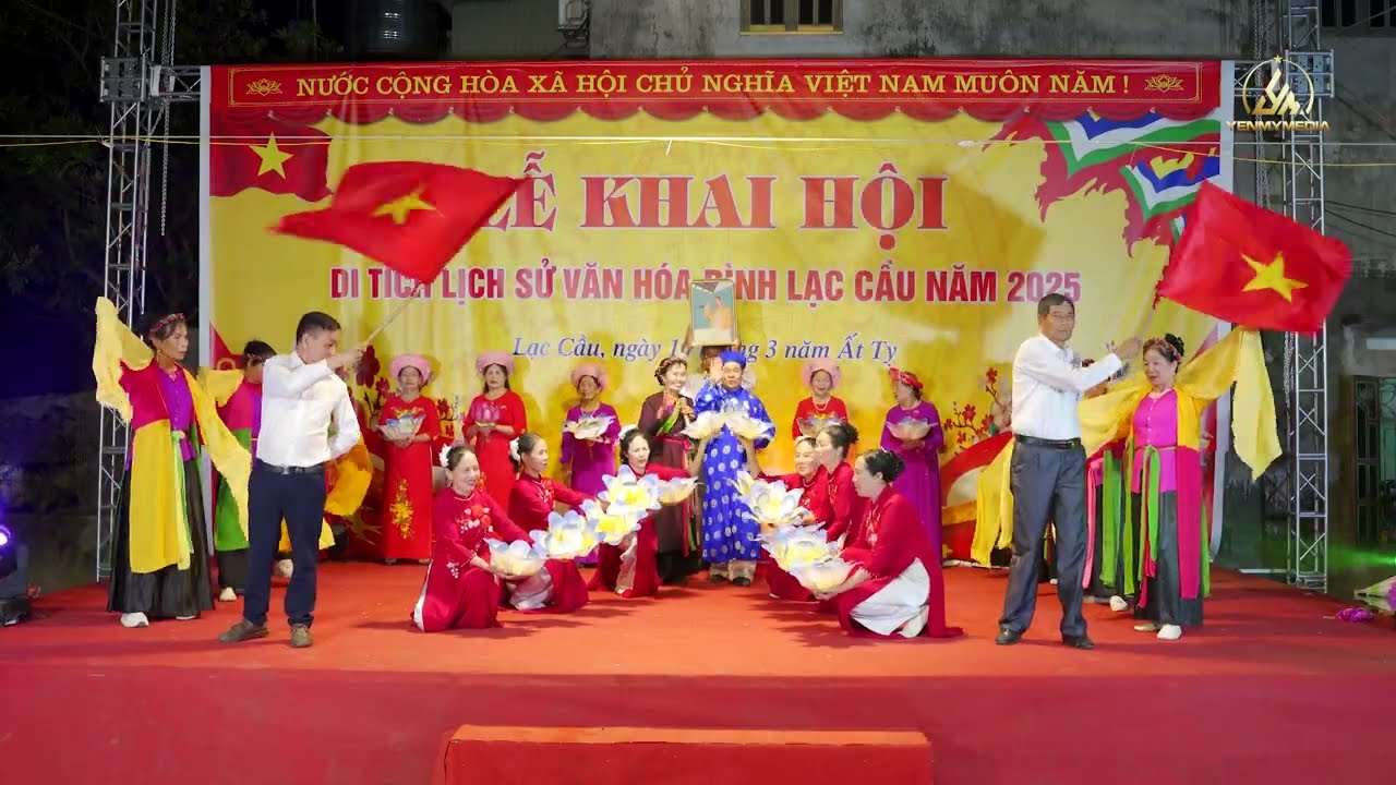Múa Chèo Như Thấy Bác Về Trong Ngày Hội Non Sông | CLB Văn Nghệ Lạc Cầu | YenMyMedia