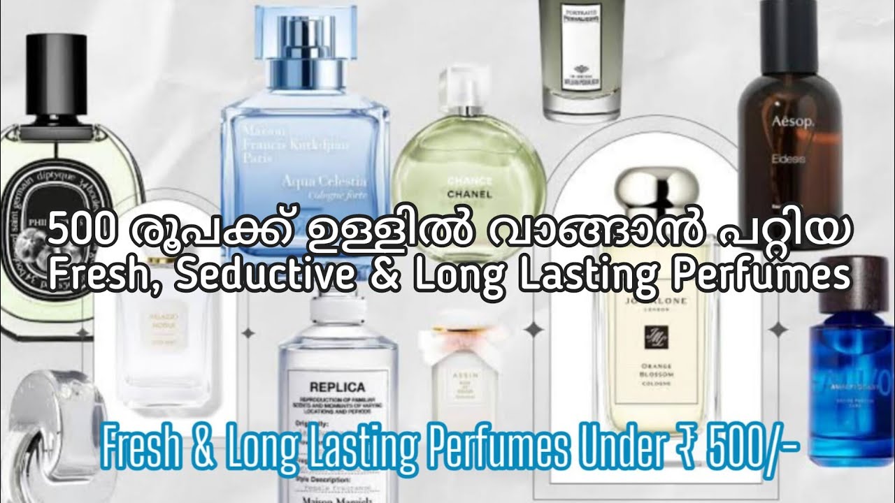 500 രൂപക്ക് ഉള്ളിൽ വാങ്ങാവുന്ന 12 hrs വരെ നിൽക്കുന്ന Perfumes |Long Lasting Perfumes For Men & Women