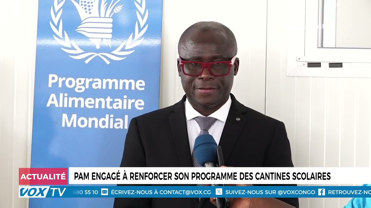 PAM engagé à renforcer son programme de cantine scolaire au Congo