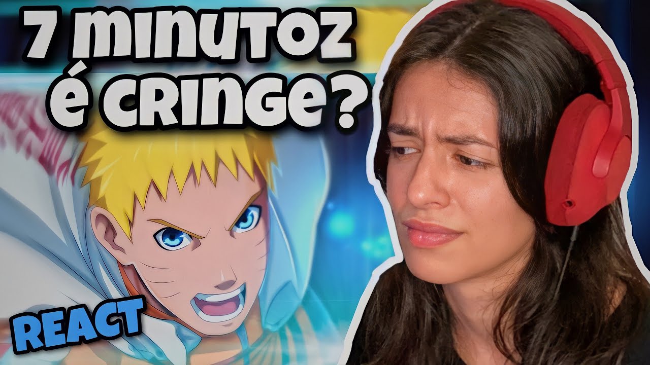 REACT Rap do Naruto - O SÉTIMO HOKAGE | NERD HITS | 7 Minutoz | gostosa reagindo