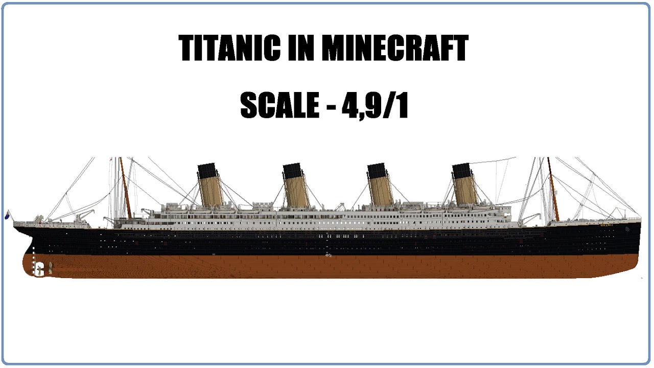 TITANIC IN MINECRAFT   / MAP OVERVIEW \