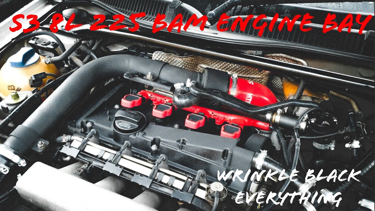 Audi S3 8L 225 BAM Rocker Cover Respray **BMW HIT & RUN INCIDENT**
