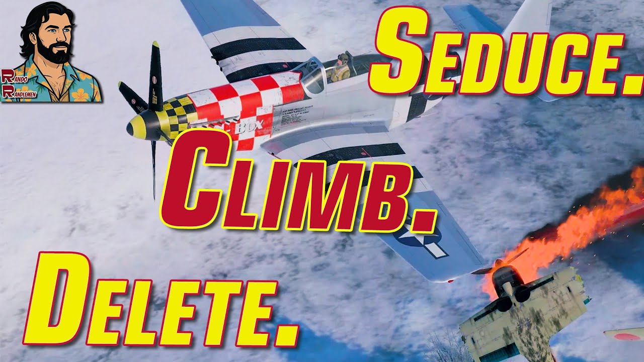 War Thunder P-51D Mustang | How to Deal with A6M3 Zero | Ministry of Ungentlemanly Dogfighting