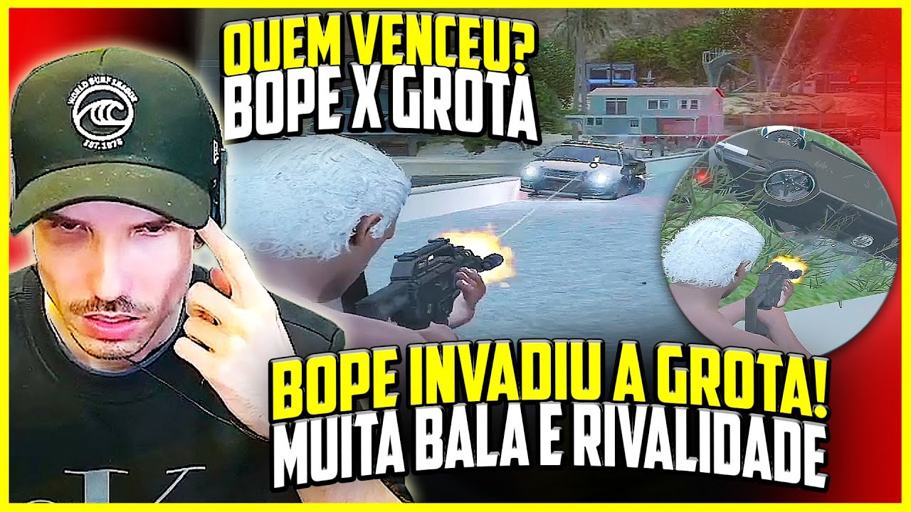 QUEM VENCEU? BOPE X GROTA! BAGUAL e o BOPE invadiram a MANSÃO DA GROTA na CAPITAL CITY GTA RP