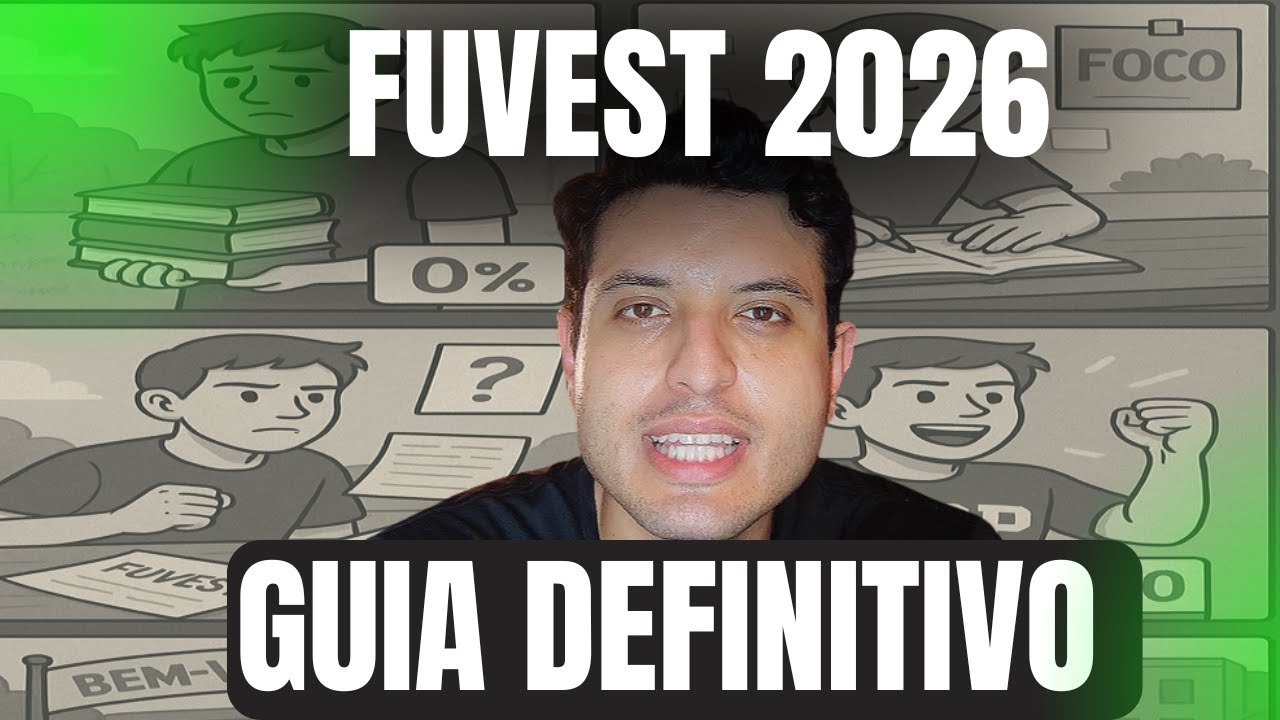 GUIA COMPLETO PARA SUA APROVAÇÃO FUVEST 2026 !!