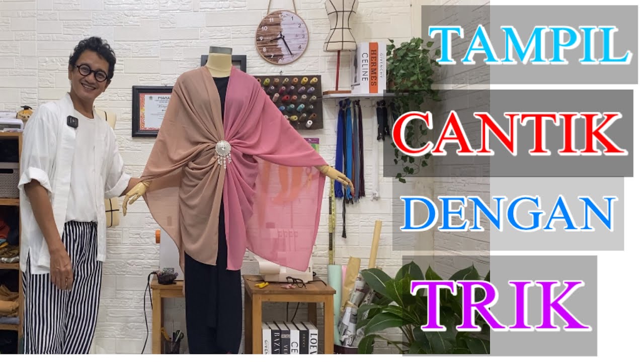 TAMPIL CANTIK DENGAN TRIK…❤️#tutorial #upcycle #fashionhacks #fashiontips