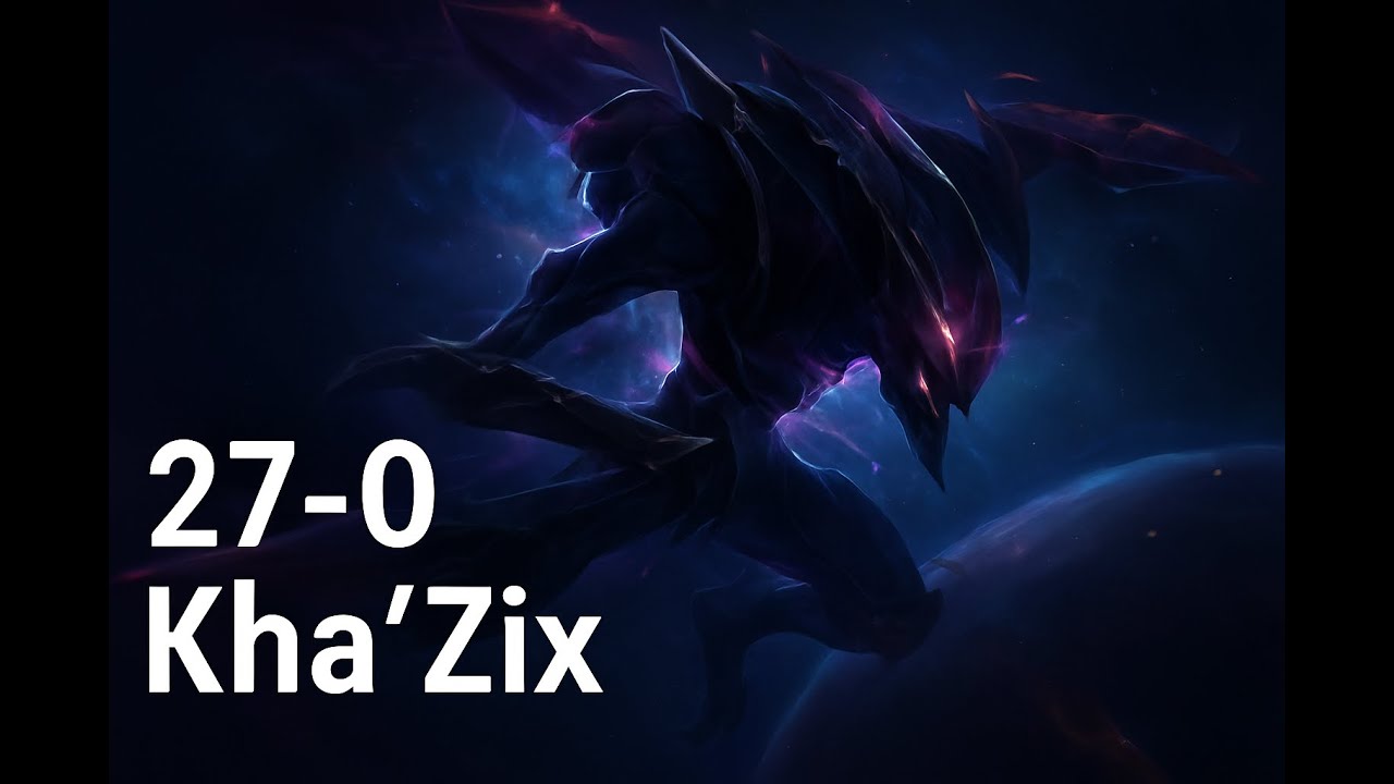 İnsanlarla mı oynadık, yoksa botlarla mı? 🤖 | 27-0 Kha'Zix . TR MASTER !!