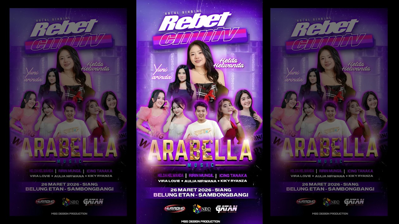 📡LIVE STREAMING || ARABELLA MUSIC - HALAL BI HALAL REBET CMNTY - BELUNG WETAN - SAMBONGBANGI