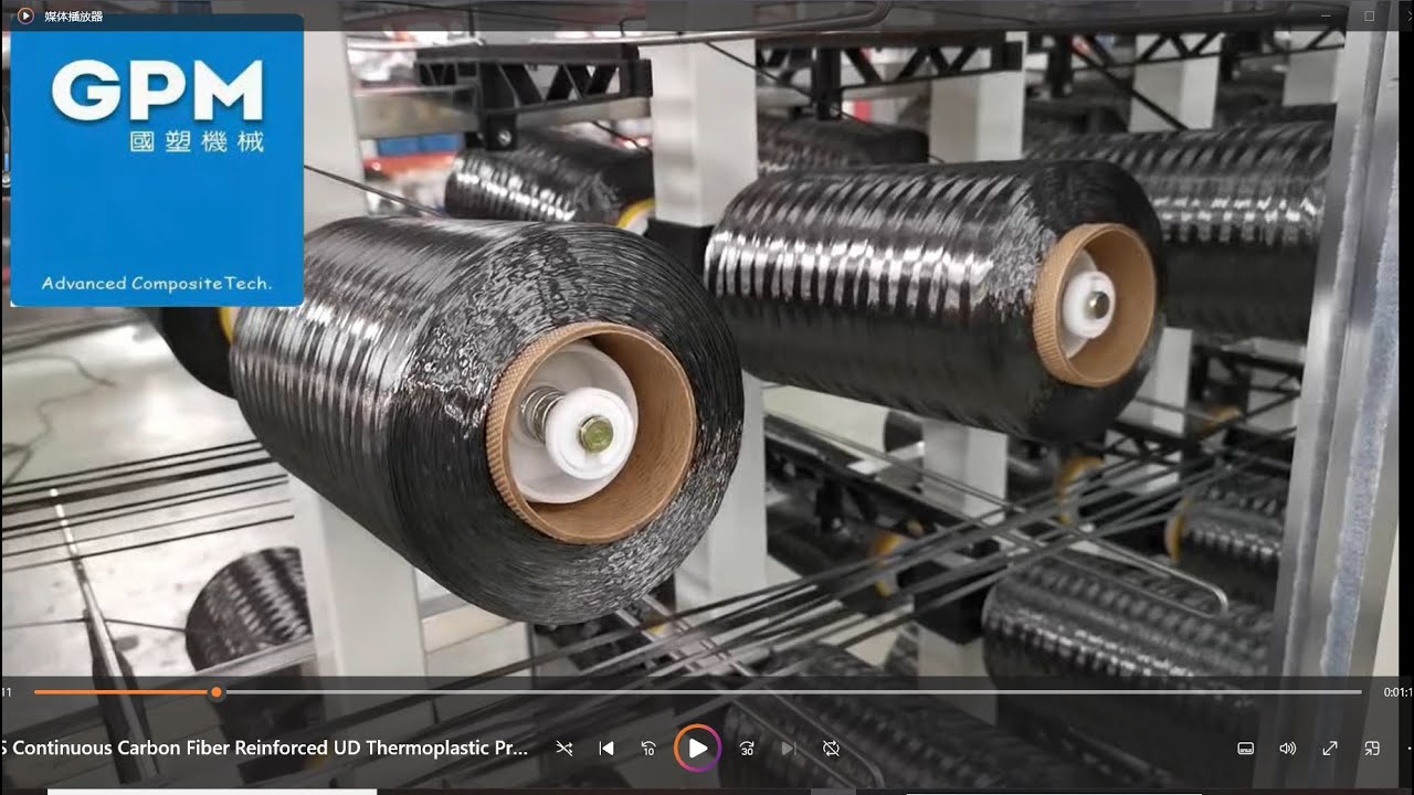 PPS/Continuous Carbon Fiber Reinforced UD Thermoplastic Prepreg Tape Production Line;