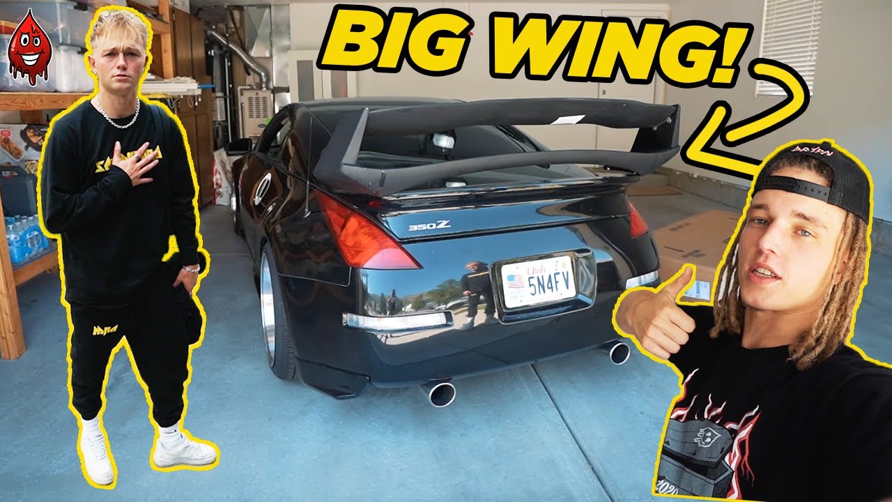 we got a wing for the 350z