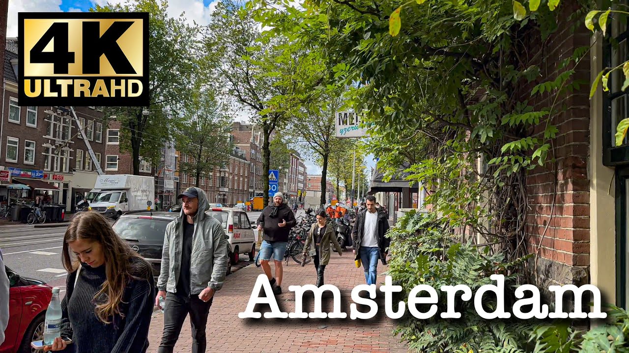 Amsterdam Walk🇳🇱 Rozengracht, Marnixstraat | October 2022 [4K 60fps]