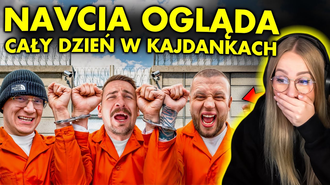 NAVCIA ogląda BUNGEE CAŁY DZIEŃ W KAJDANKACH Z TUSZOLEM