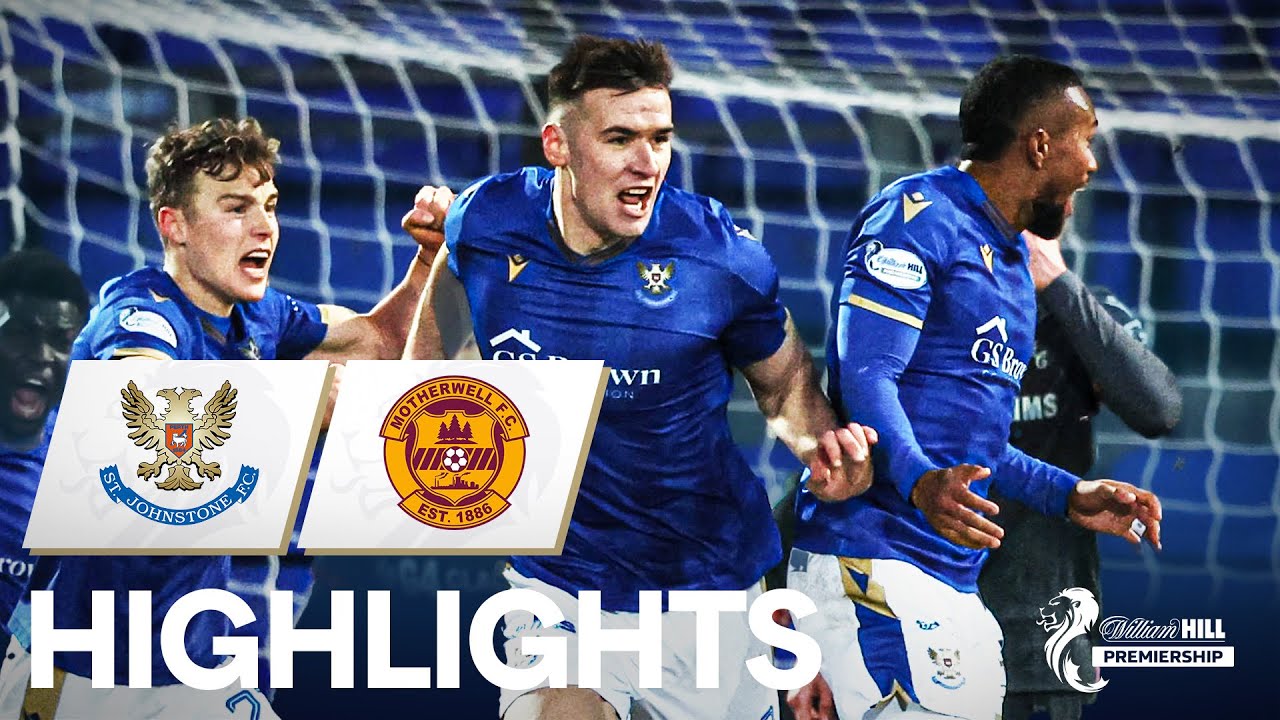 St Johnstone 2-1 Motherwell | 86th And 88th Minute Goals Turn Game Around | William Hill Premiership