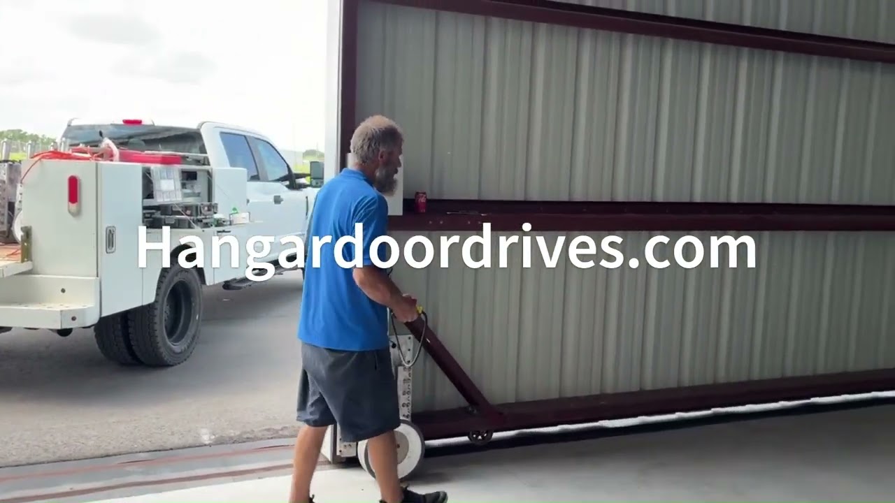 8 Sidetracker hangar door operators installed at sheltair melbourne