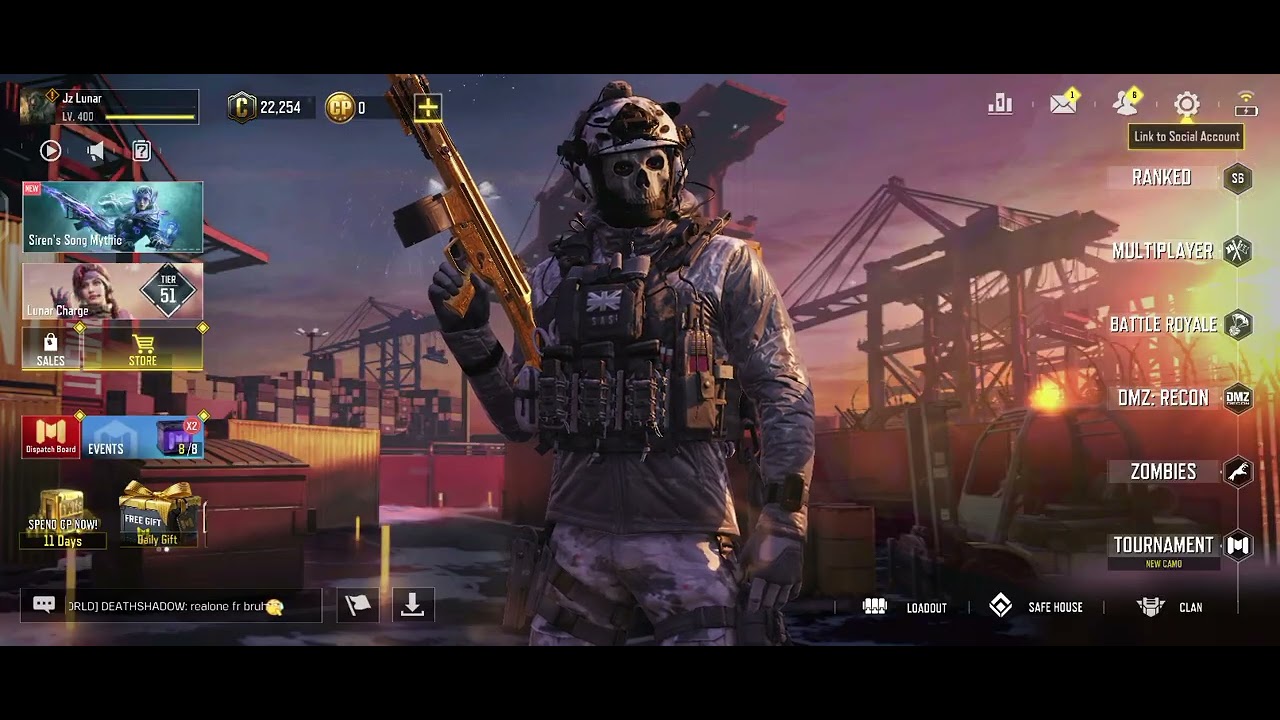 This is my codm account btw if you want to add me send me request Jz Lunar #codm #camos