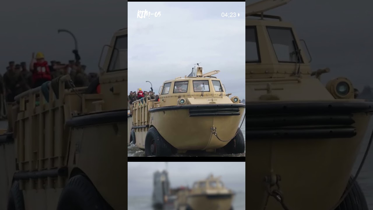 Various Unique Amphibious Combat Vehicles of the US Military
