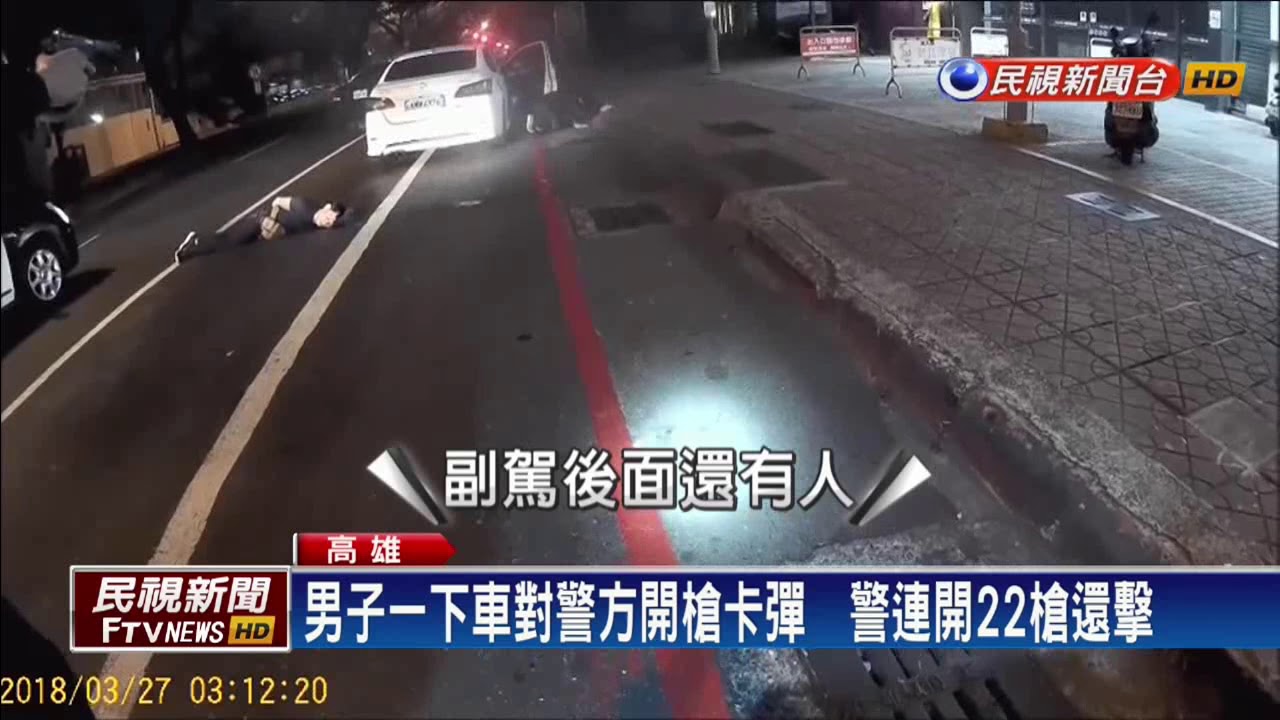 攔檢違停車  嫌下車開槍卡彈 警回擊一槍斃命－民視新聞