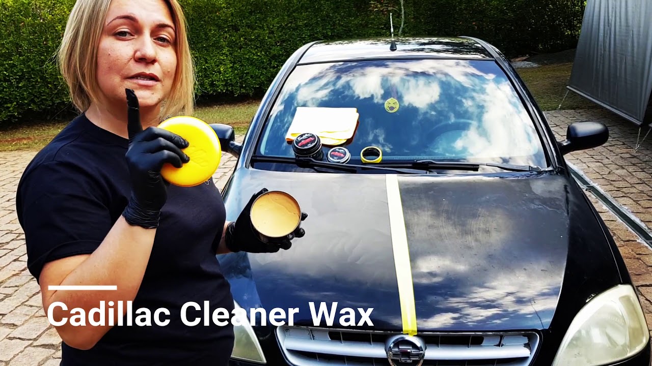 TESTE DA CERA CLEANER WAX DA CADILLAC