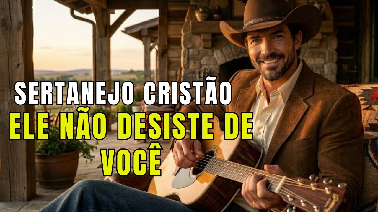 ELE NÃO DESISTE DE VOCÊ  - Hino Sertanejo Cristão  [ O abraço que sua alma precisa agora ]