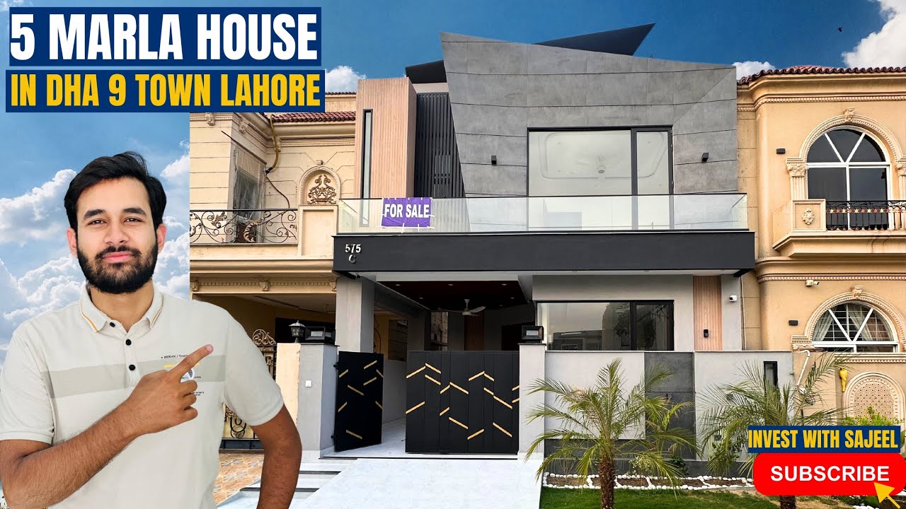 Luxurious Living in a 5 Marla Home in DHA 9 TOWN LAHORE #DHA #house #5marla