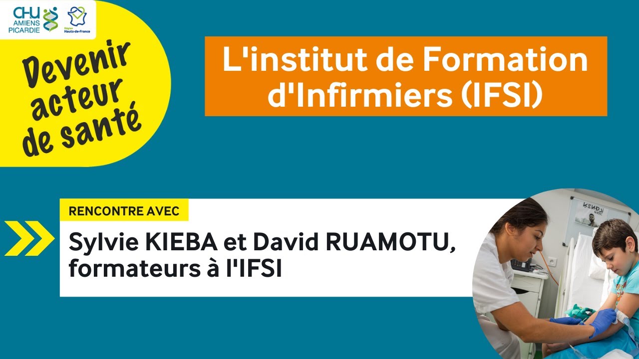 [#Etudiants​] Rencontre avec Sylvie KIEBA et David RUAMOTU formateurs à l’IFSI CHU Amiens-Picardie