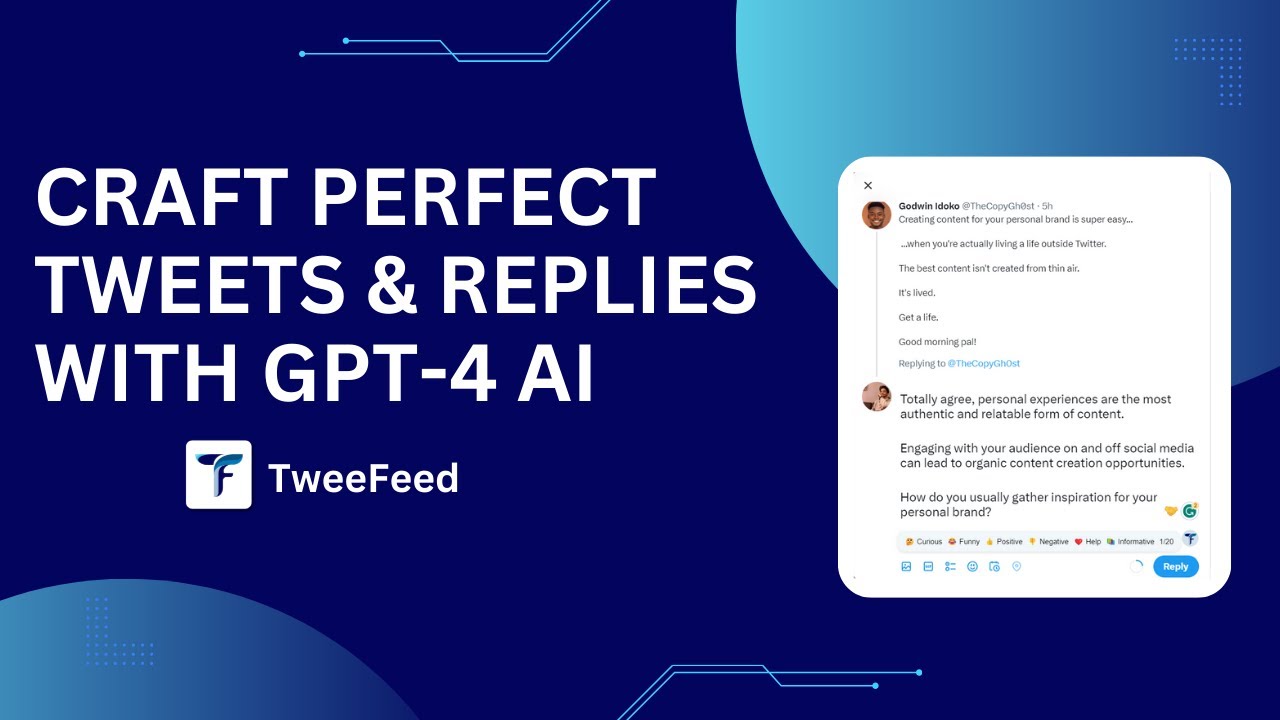 TweeFeed- Craft Perfect Tweets & Replies with GPT-4 AI