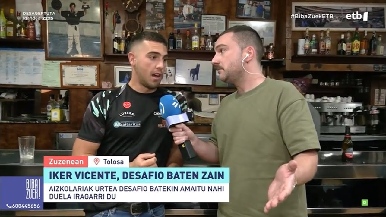 🪓 Iker Vicente desafio baten zain, Otaño agertu da!