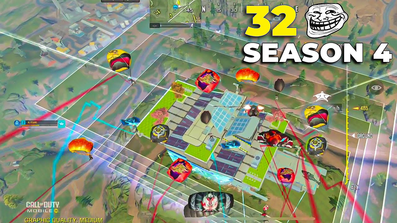 *NEW* UPDATE SEASON 4 HAS BEST GROUND LOOT GUNS 🥰| 32 KILL in SOLO VS SQUAD