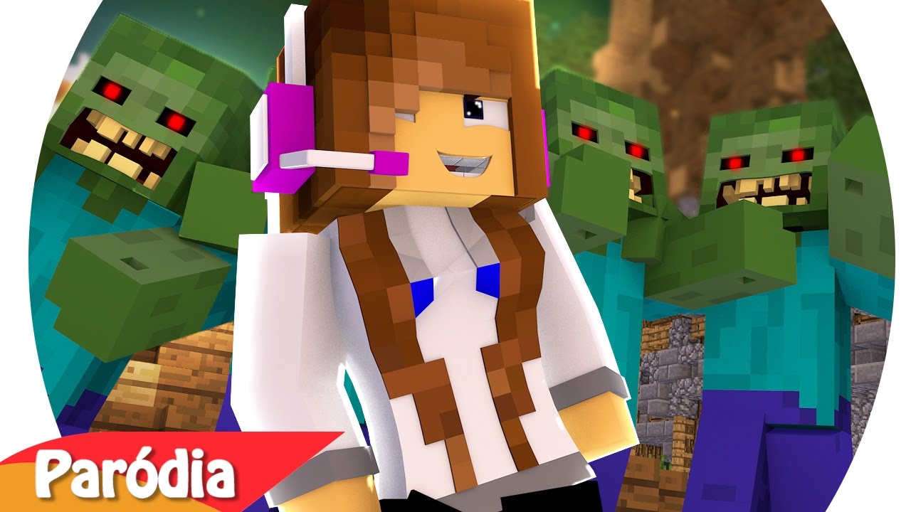 Minecraft: PARÓDIA O GRAVE BATER ft. BIBI - 
