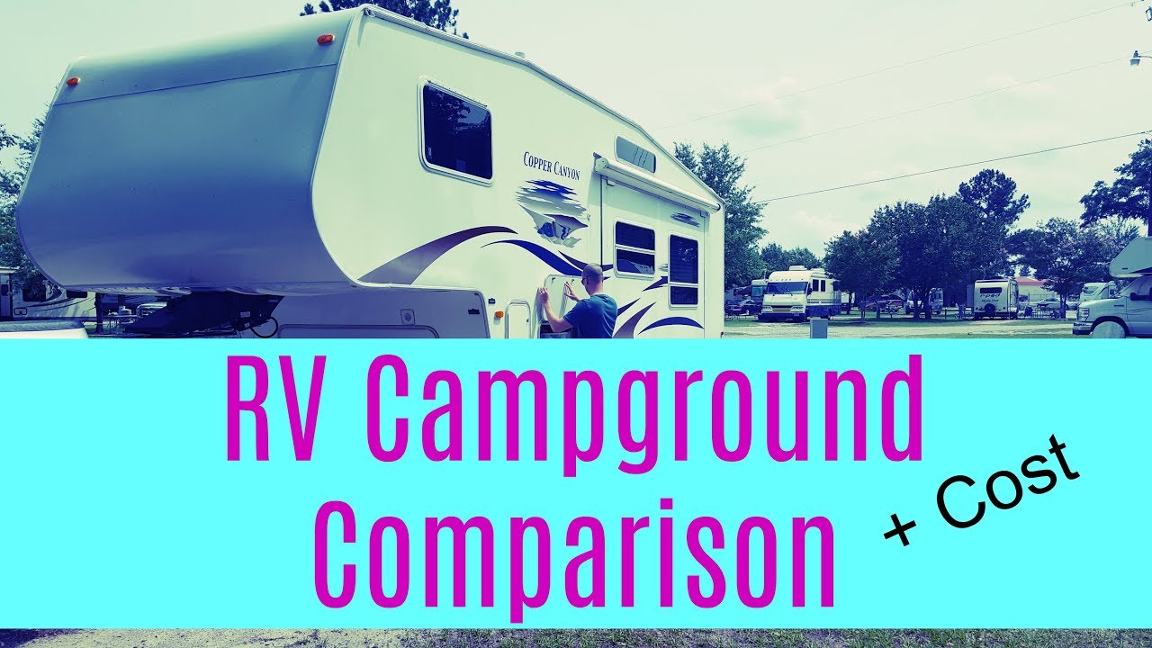 RV CAMPGROUND COMPARISON - YOU GET WHAT YOU PAY FOR!