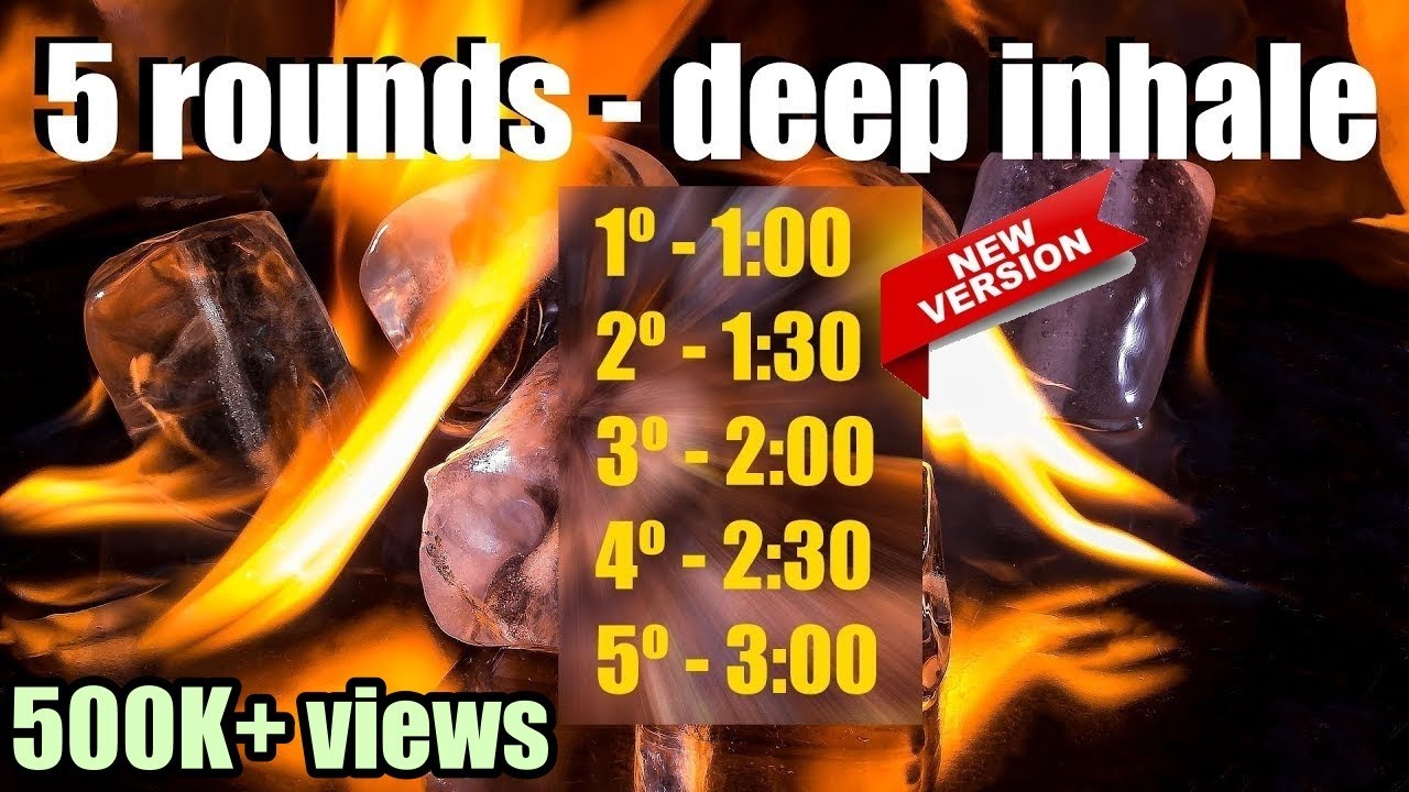 5 EASY Wim Hof rounds to achieve 3 minutes retention.