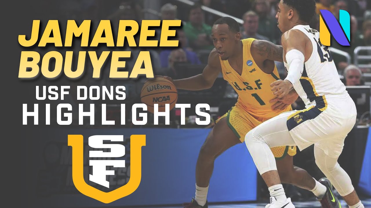 University of San Francisco Star Jamaree Bouyea Dons 2021- 2022 Highlights | LOU HENSON ALL-AMERICAN