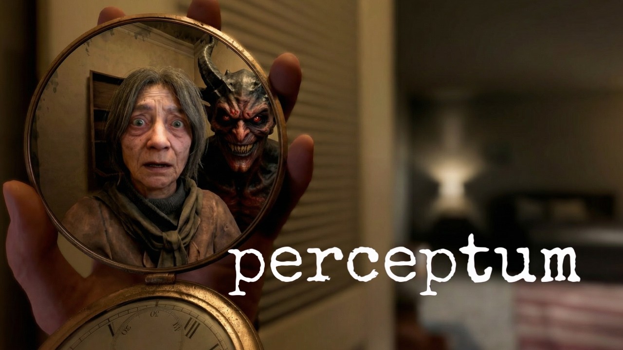 This NEW HORROR Game Uses REAL-TIME Mirror Physics! (Terrifying) | Perceptum Demo