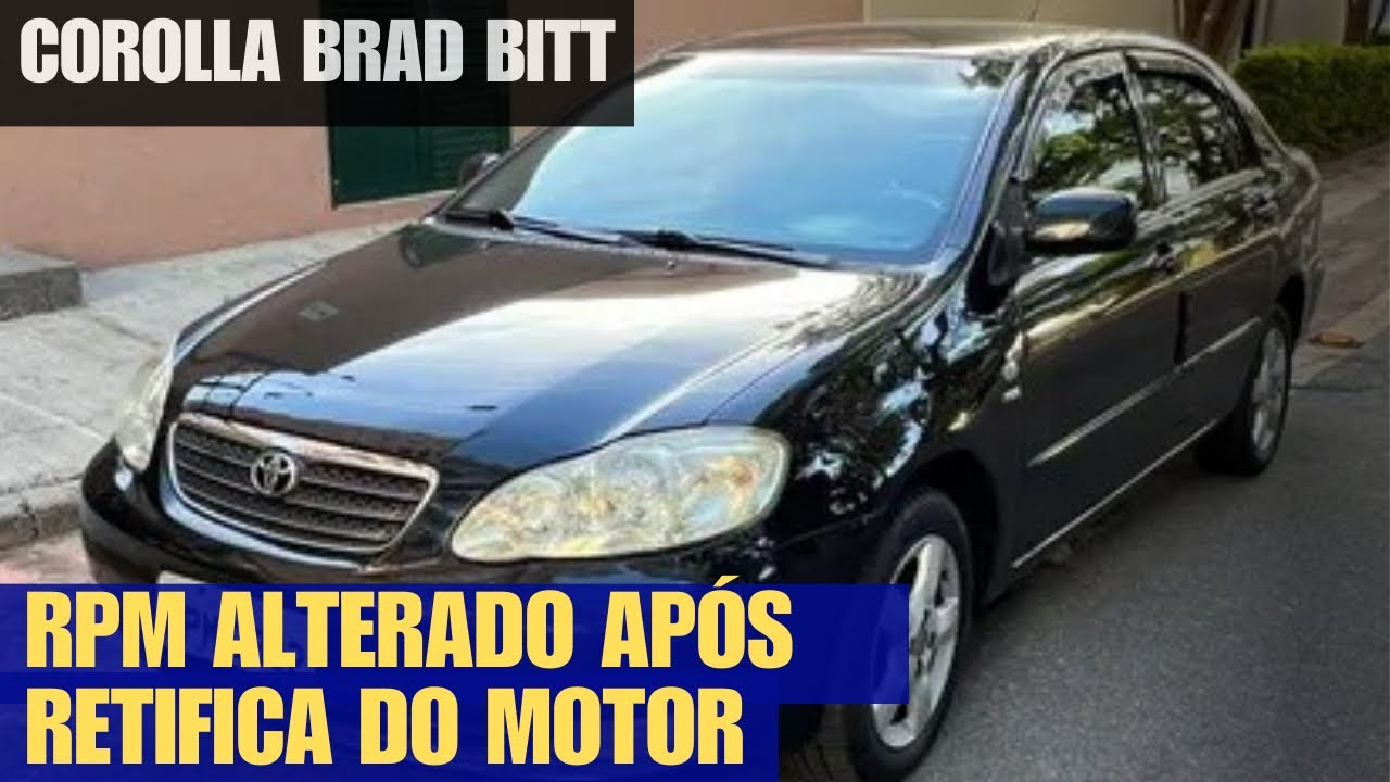 Corolla Brad Pitt com RPM alterado após retifica do motor! Acompanhe o diagnóstico e solução!