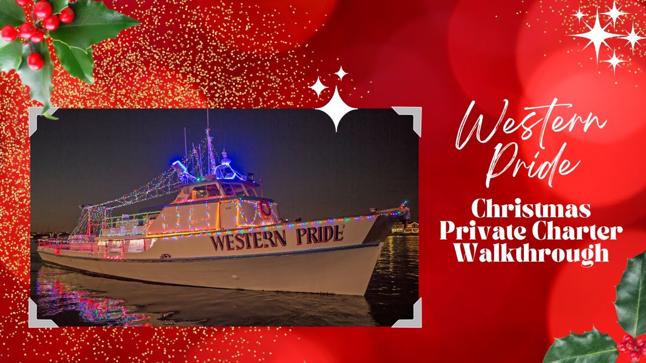 Western Pride Private Holiday Charter Walk Through | Newport Beach Christmas Boat Parade