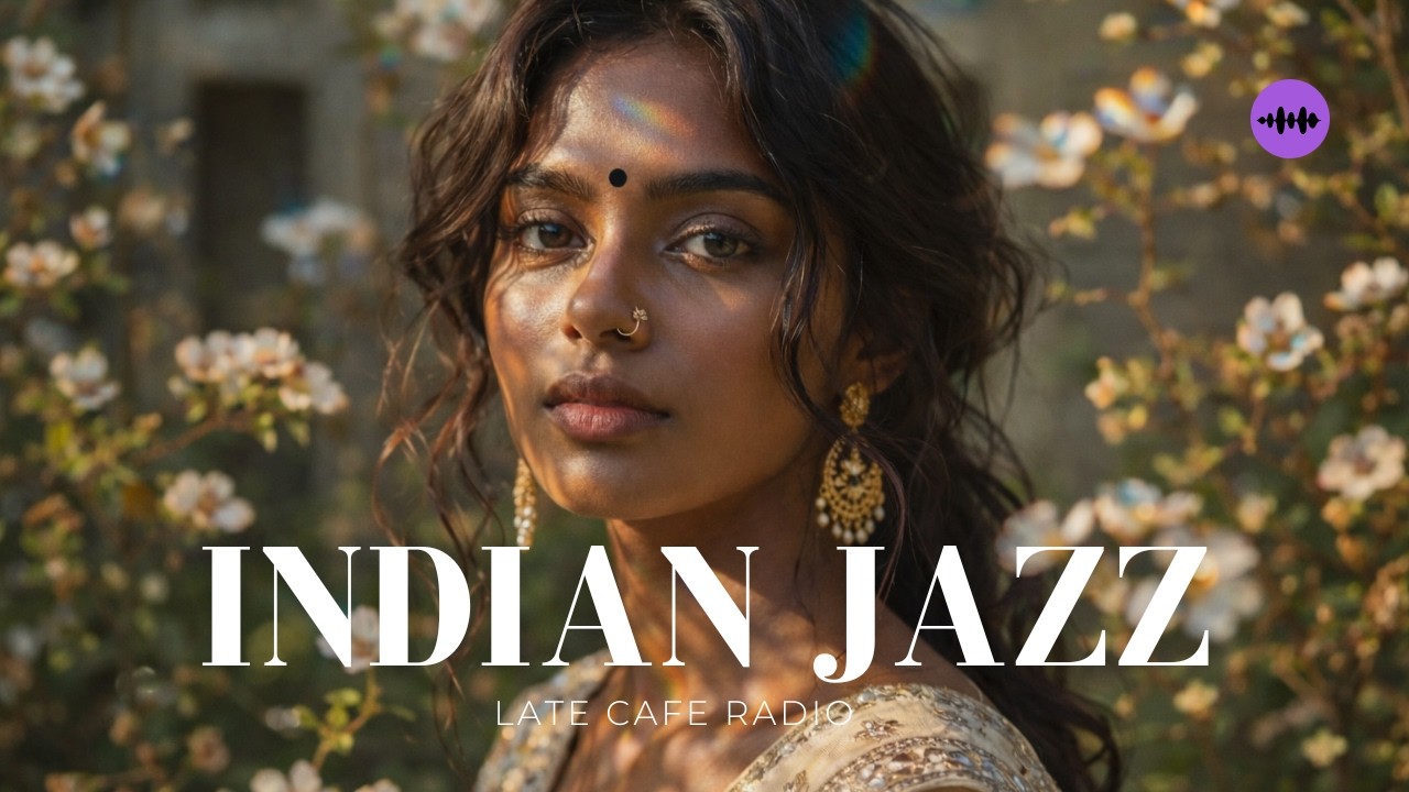 Indian Jazz: Indigo Lotus Nights | Bansuri, Piano & Smooth Desi Jazz Playlist