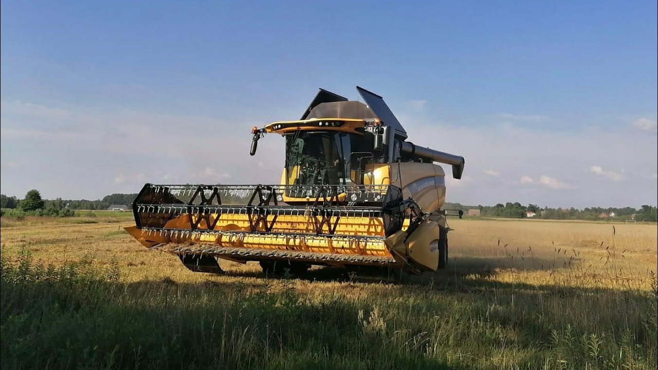 Pierwsza usterka | żyto nowym kombajnem | New Holland CX6.80 [vlog#136]