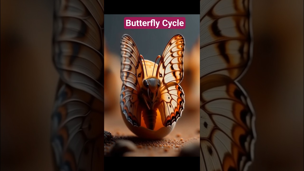 The butterfly cycle in ai version. 
